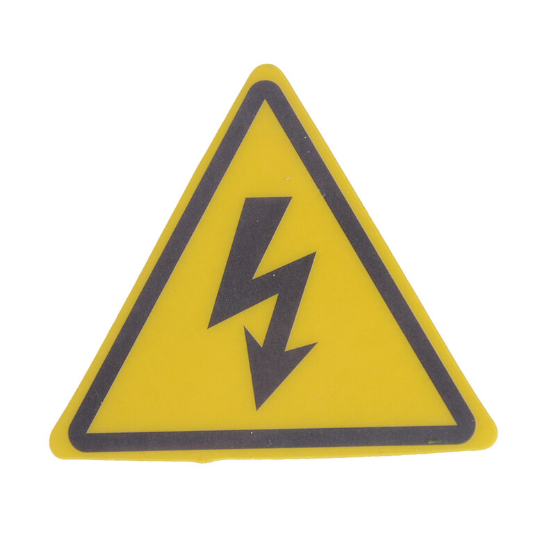 Étiquette autocollante de sécurité à l'iode électrique, haute tension, danger, haute qualité, nouveau, 2 pièces