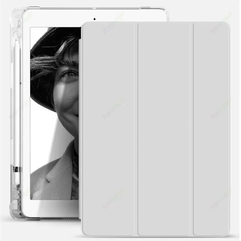 Con astuccio portamatite per iPad Pro 11 M4 2024 Air6 5 4 10.9 10th Gen iPad 10.2 7 8 9th 5/6th 2017 2018 Air1/2 9.7 Air3 Pro10.5