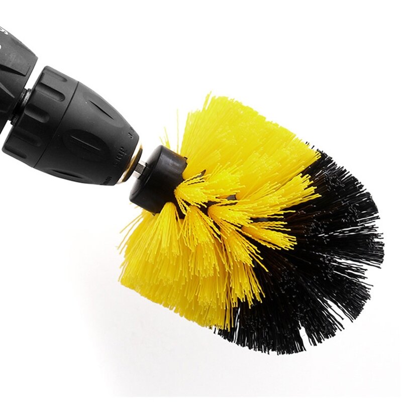 2/3.5/4/5'' Round Scrubber Brushes Electric Drill Brush Auto Cleaning Tool