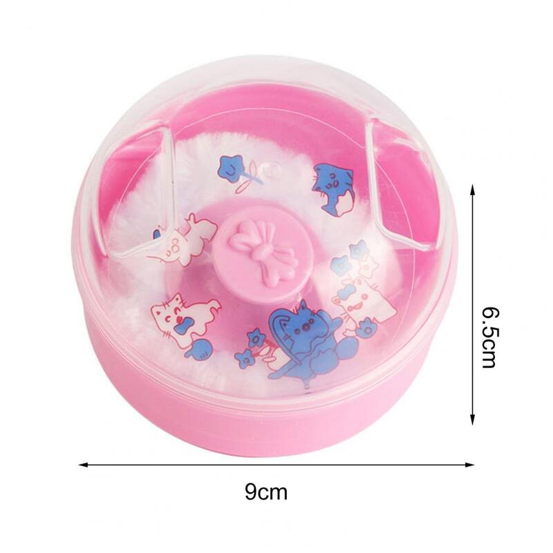 Praktische Baby pflege Puder box tragbares Zubehör kosmetische Talkum puder behälter Baby Talkum puder behälter mit Puff