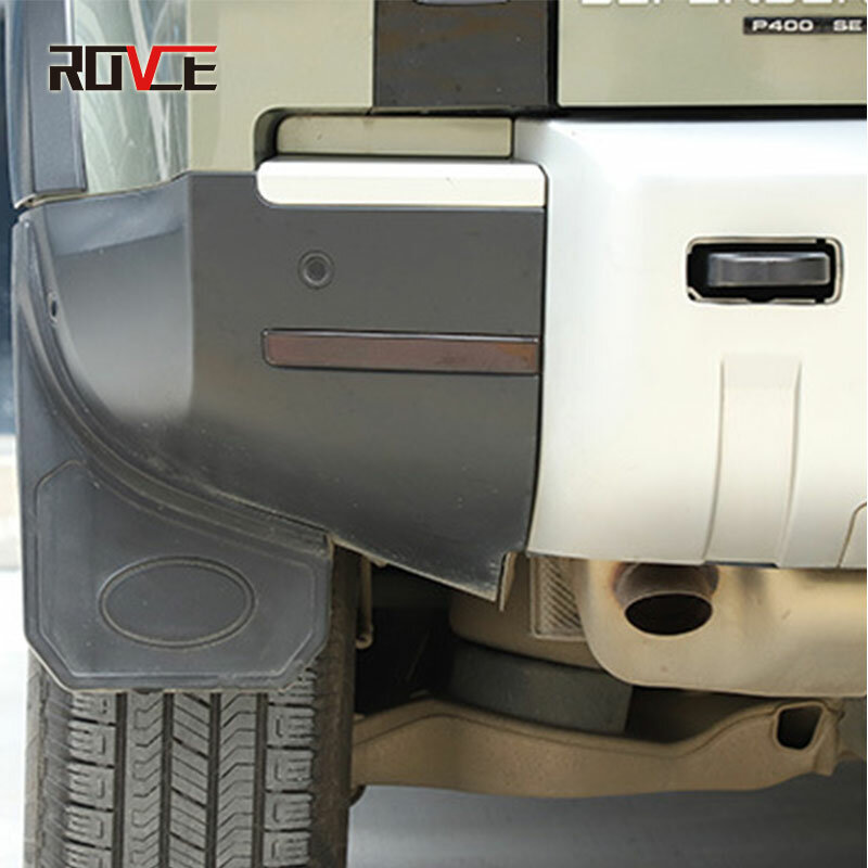 ROVCE stiker penutup lampu kabut belakang mobil, untuk Land Rover Defender 2020 2021 2022 2023 Aksesori