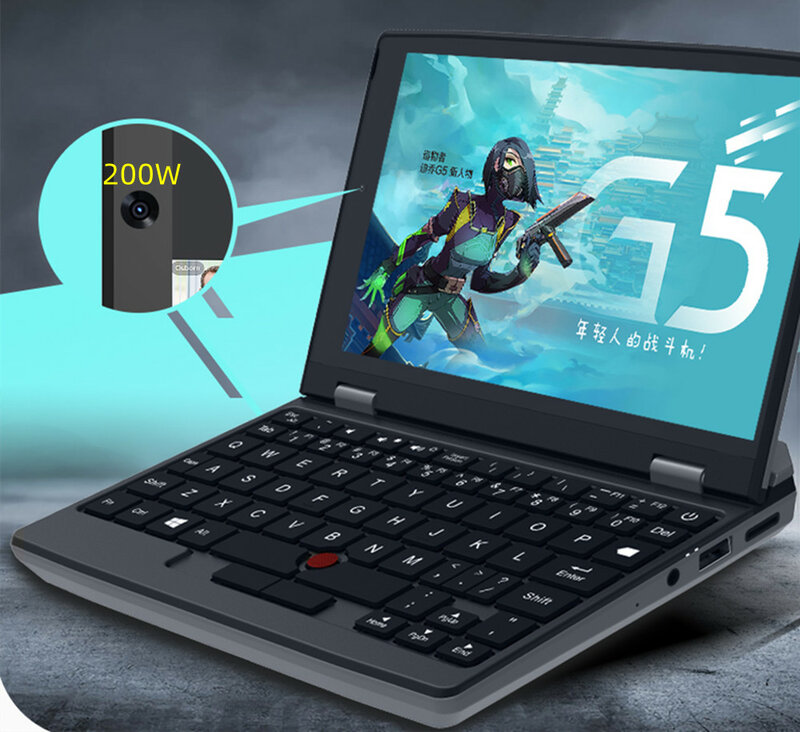 7 Cal kieszonkowy Laptop J4105 Notebook z ekranem dotykowym przenośny Netbook Win 10 Pro 12G + 1TB Mini PC mikrokomputer Bluetooth 4.2