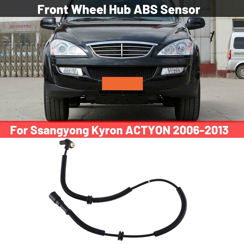 รถล้อหน้า ABS Sensor เซ็นเซอร์ ABS ด้านหน้าล้อ Hub Sensor สำหรับ Ssangyong Kyron ACTYON 2006-2013 4143209002