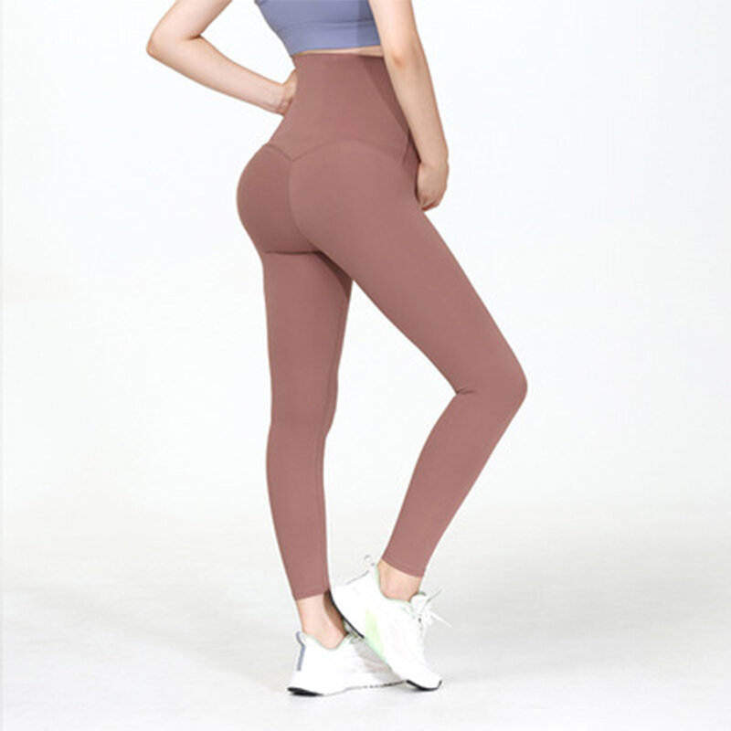 Cintura alta apoio da barriga leggings para grávidas mulheres gravidez magro yoga calças forma do corpo pós-parto calças apertadas