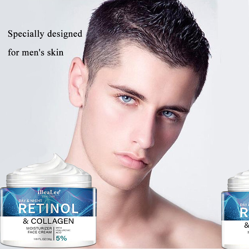 Crema viso al retinolo cura viso antietà rassodante pelle riduce le rughe del collo crema idratante antirughe per la pelle efficiente