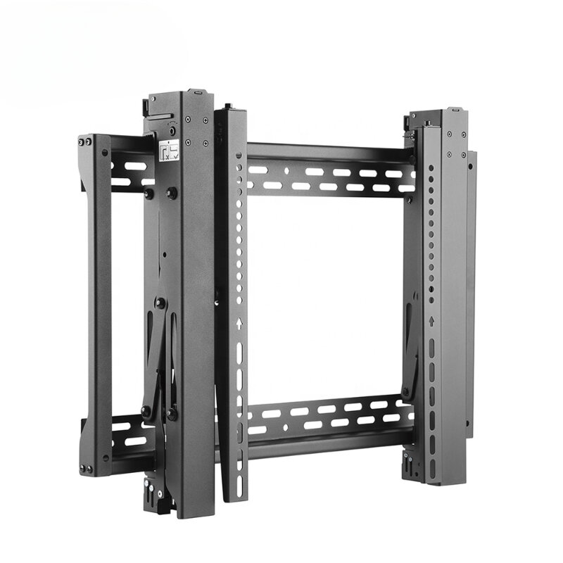Professional pop-up landscape video wall mount with quick locking system
