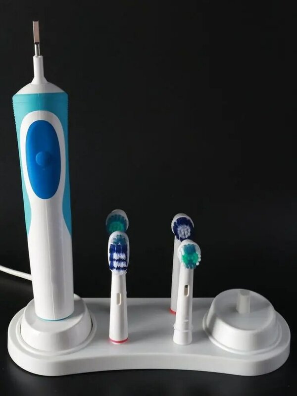 電動歯ブラシホルダー,口腔ケア,バスルーム,歯ブラシ用のベースサポート,充電器穴付きの歯のブラシヘッド