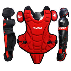 Protector Equipment 14inch Black Baseball Catchers Chest And Leg Guards Baseball Blls Softball For Youth