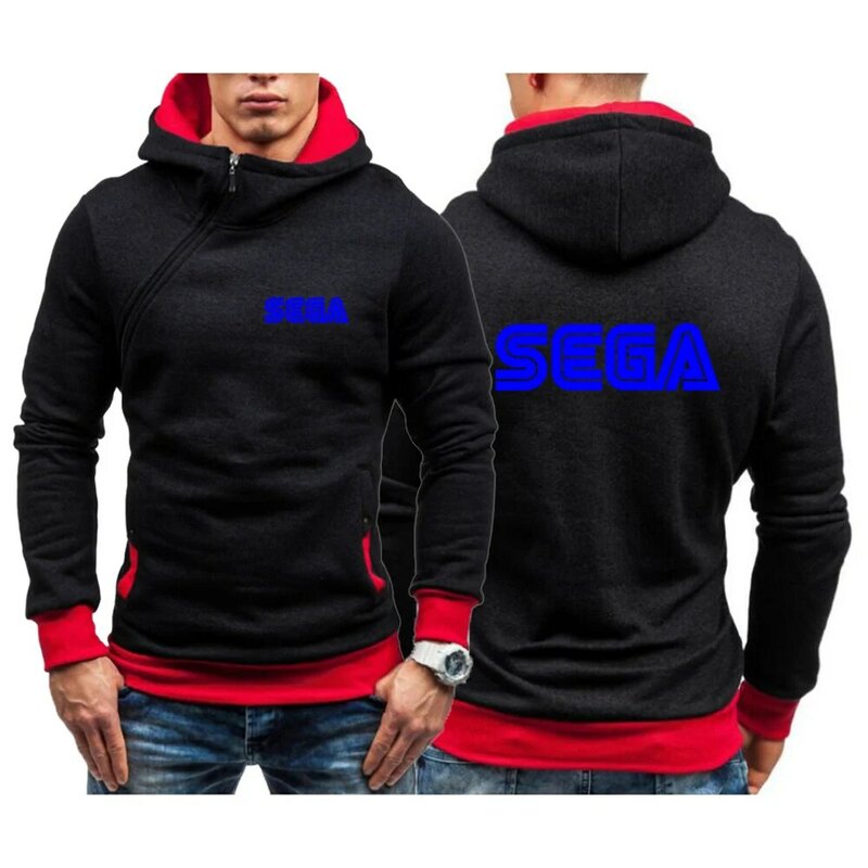 Sega 2023 New Men's Spring and Autumn Five-color hoodies Slim-fit hoodies Comfortable and casual hooded sweatshirts