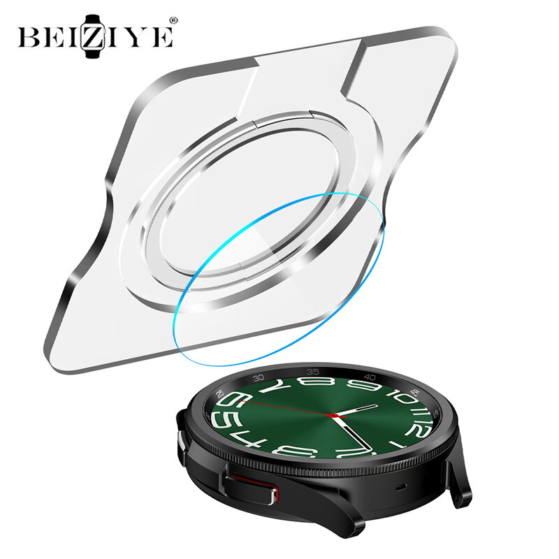 Tempered Glass Screen Protector For For Samsung Galaxy Watch 6 40mm/44mm With Alignment Film Tool For Watch 6 Classic 43mm/47mm