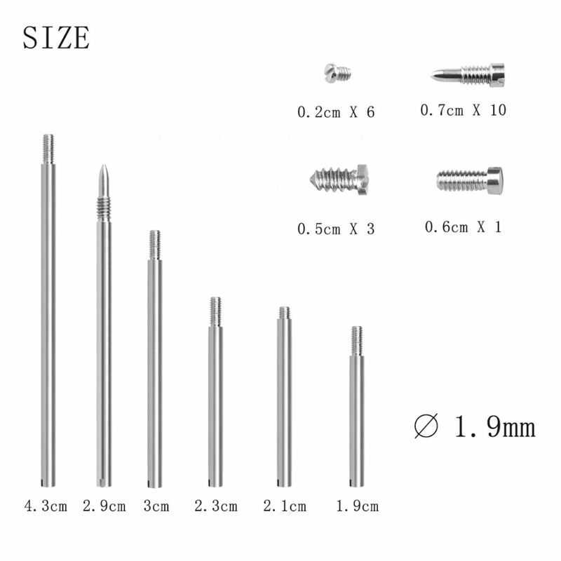 34Pcs Clarinet Maintenance Tool Repair Parts Replacement Set Clarinet Screws