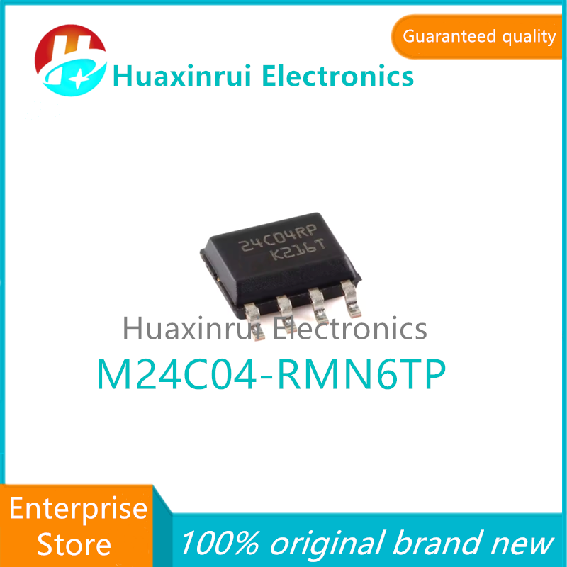 M24C04-RMN6TP SOP-8 100% original brand new silk screen 24C04PR 4Kbit serial I2C bus EEPROM chip M24C04-RMN6TP