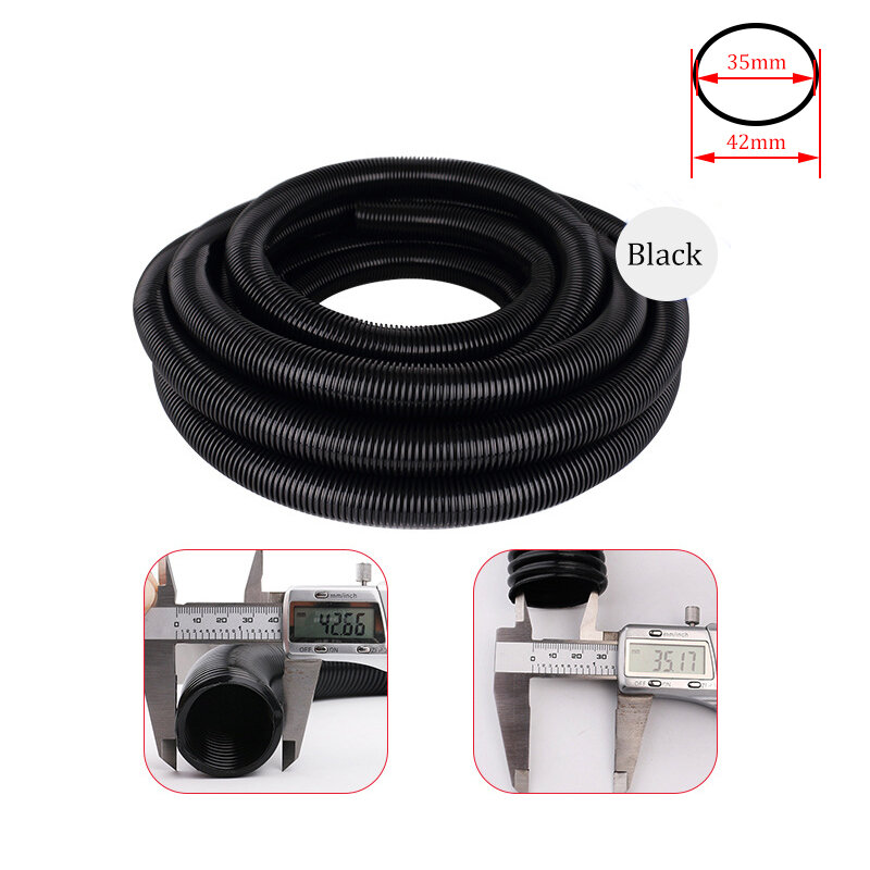 inner 35mm Vacuum Cleaner Thread Hose Durable Replacement Vacuum Tube Bellows Straws Soft Pipe outer 42mm