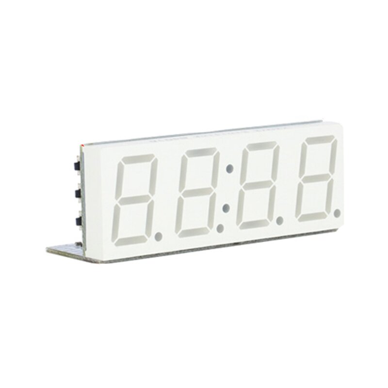 وحدة ساعة خدمة الوقت الأوتوماتيكية ، ساعة إلكترونية رقمية تصنعها بنفسك ، شبكة لاسلكية ، أبيض ، واي فاي