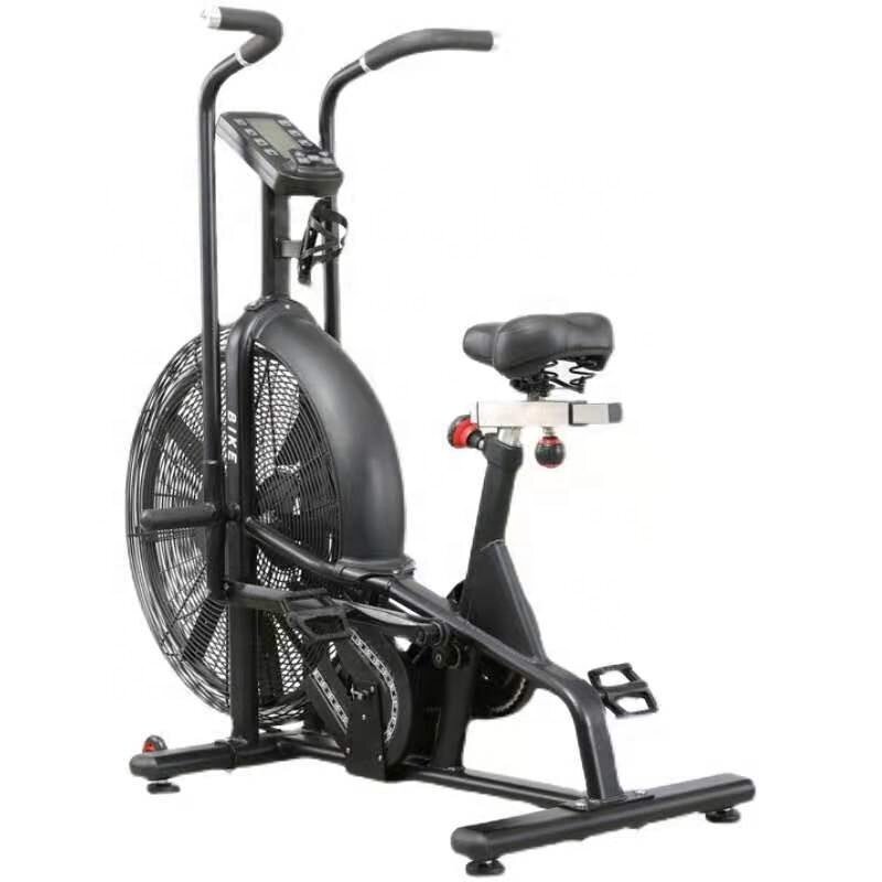 Vélo de fitness professionnel avec ventilateur d'air, équipement de gym et d'assaut domestique