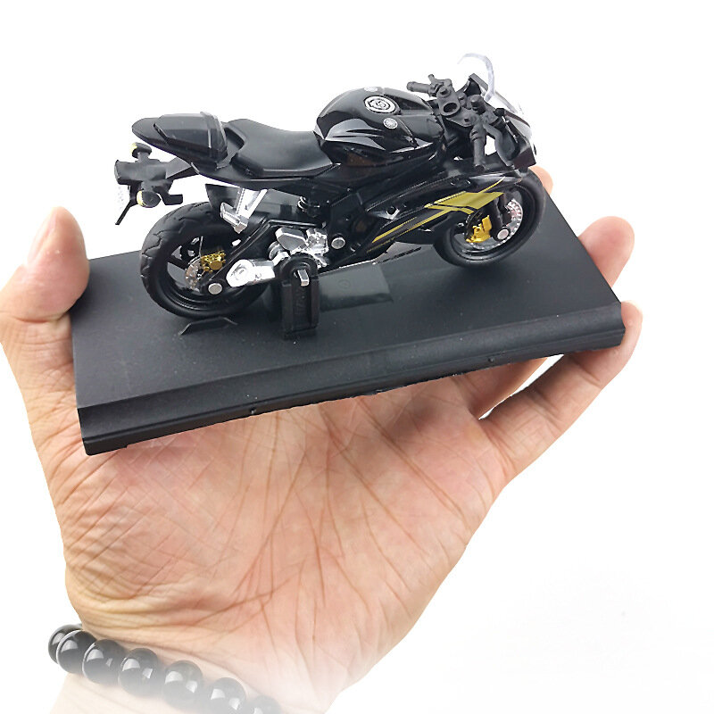6 tipo Crazy Magic Finger Alloy modello di moto 1:16 simulazione Bend Road Mini Racing Toys regali di raccolta per adulti