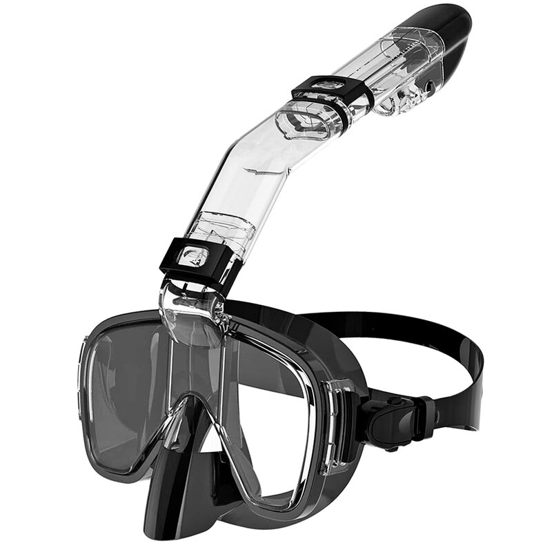 Tauchen Masken Faltbare Anti-Nebel Schnorchel Maske Set mit Voll Trockenen Top System für Freies Schwimmen Professionelle Schnorcheln Getriebe erwachsene Kinder