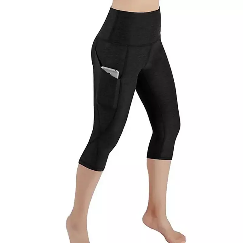 2024 Women Fashion Sports Leggings With Pocket High Waist Push Up Ladies Pants Fitness Gym Leggings Female Workout Yoga Pants