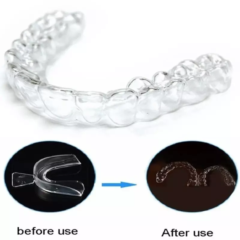1/2/4PCS Anti Snoring Bruxism Sleeping Mouth Guard Night Guard Gum Shield Mouth Tray Stop Teeth Grinding Sleep Aid Health Care