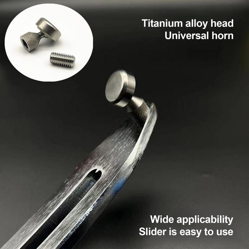 Titanium Alloy Dent remoção ferramenta, removedor de Dent, martelo comum, Rustproof, corpo do carro, teto, portas