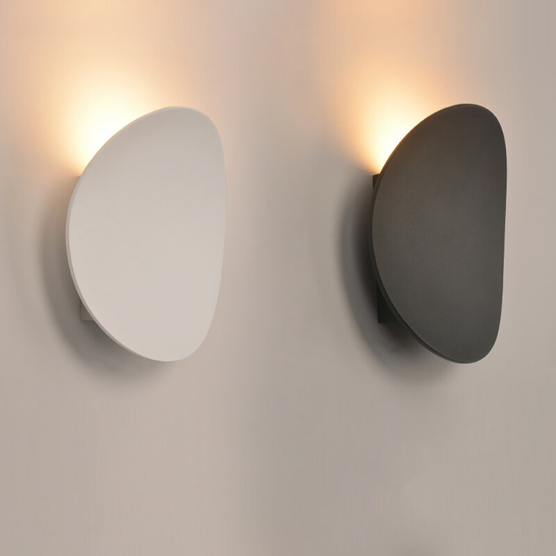مقاوم للماء IP65 LED 7 واط الجدار مصباح الإضاءة الحديثة في الهواء الطلق لغرفة النوم غرفة المعيشة الدرج الجدار الشمعدانات الحد الأدنى ديكور المنزل