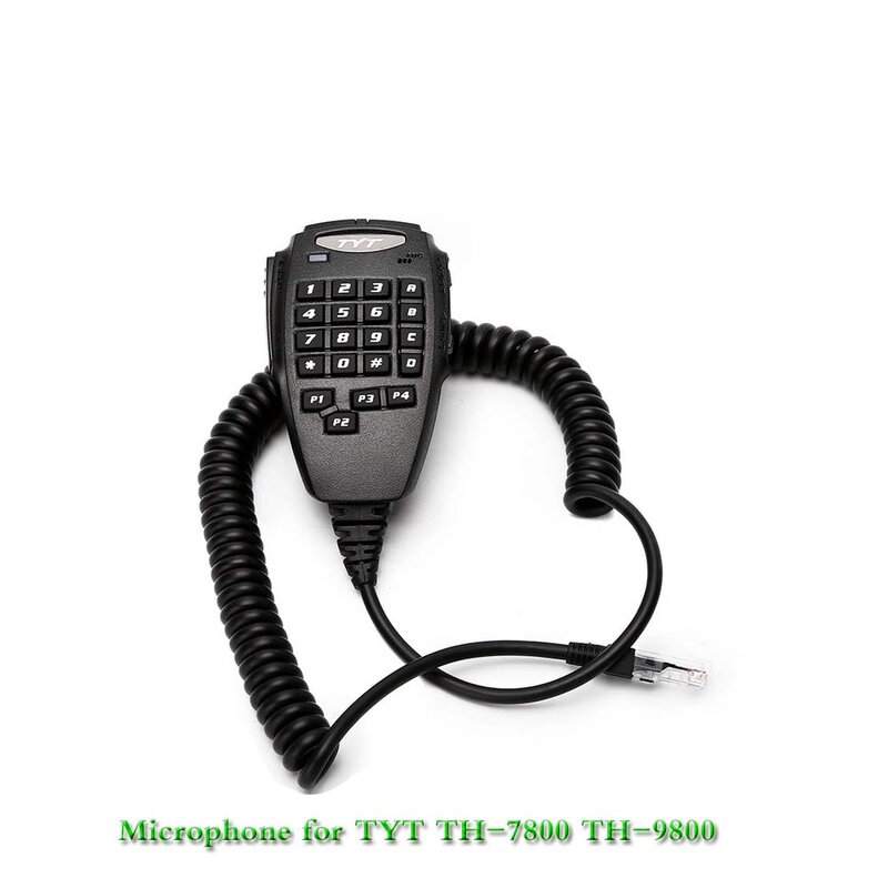 สำหรับ TH-9800รถเครื่องส่งรับวิทยุ PTT ลำโพงไมโครโฟนสำหรับ TYT TH-9800 Plus Quad Band 50W รถวิทยุ Walkie talkie Station