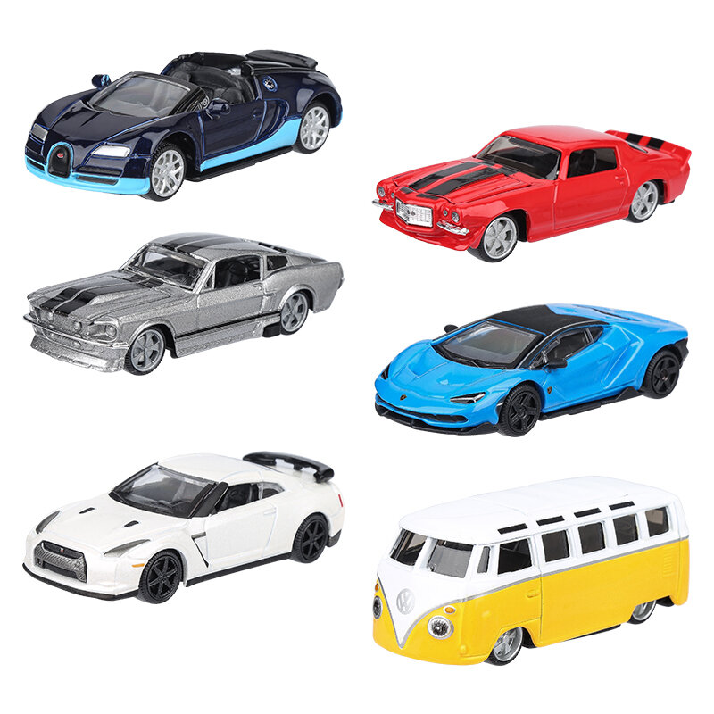 Bburago-Coche en miniatura de aleación modelo VOLKSWAGEN GOLF GTI, réplica de vehículo fundido a presión, colección de coches de bolsillo, juguete para niños, regalos, 1/64