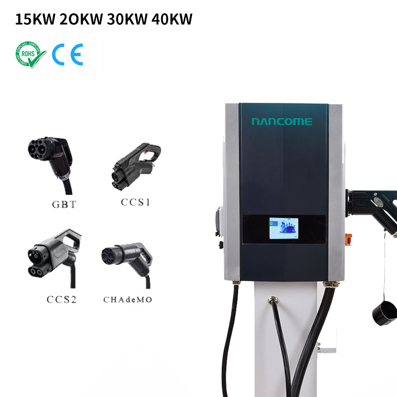 Charge Manufacture DC EV Charging wallbox solar 30kw 40KW CCS 2 for Electric Car Charging Post Commercial Use