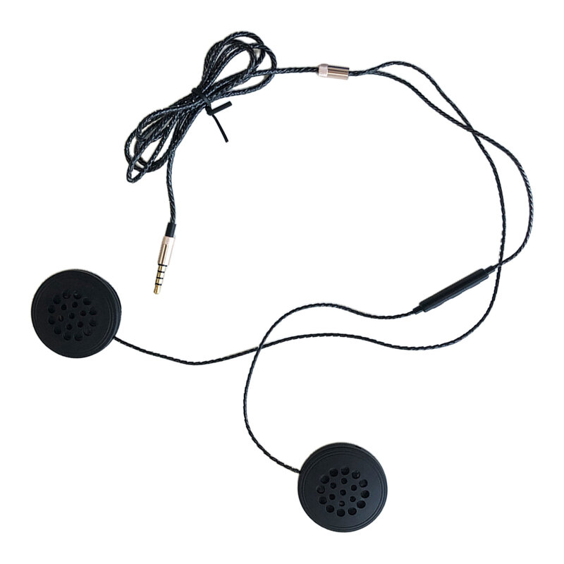 Fone de ouvido com fio com bom efeito isolante acústico Capacete estéreo Alto-falantes para fones de ouvido, Celular, 3,5mm, 1pc