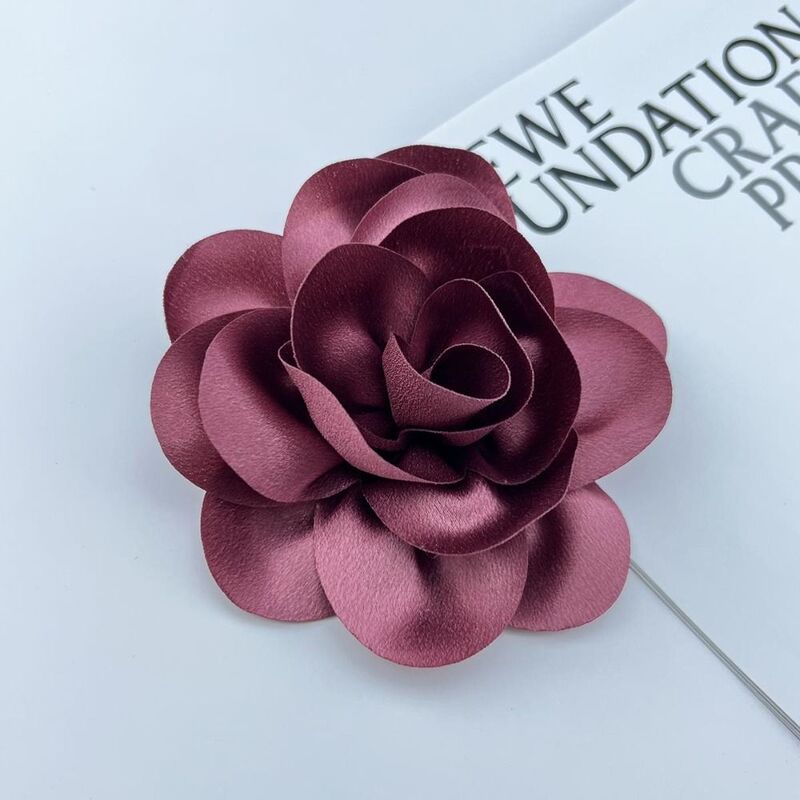 Fashion Large Flower Brooch Sweater Coat Pin 14cm Fabric Handmade Brooches Dress Suit Corsage Clothing Accessories