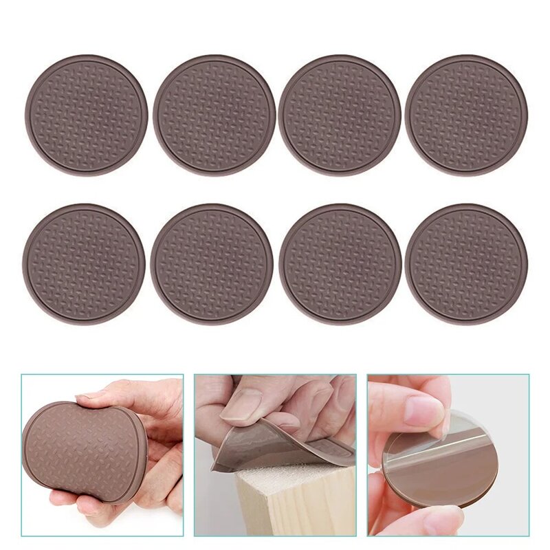 Plug Stickers Table and Chair Mats Couch Protector Furniture Sliders for Carpet