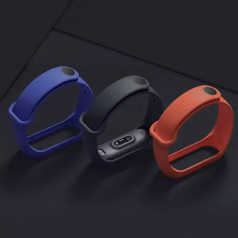 Pulseira de silicone para Xiaomi Mi Band, pulseira Sport, pulseira TPU, 3, 4, 5, 6, 7
