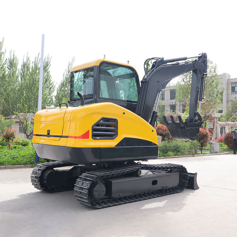 Factory Customiz 3500kg Micro Bagger 3ton Diesel Mini Excavators Chinese Mini Excavator 1.2Ton Hydraulic Crawler Excavator 2 Ton