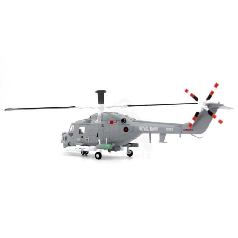 Hélicoptère de la marine britannique Circnx MK8, jouet de collection moulé sous pression, modèle d'avion en plastique fini d'origine, simulation de leges, échelle 1:72
