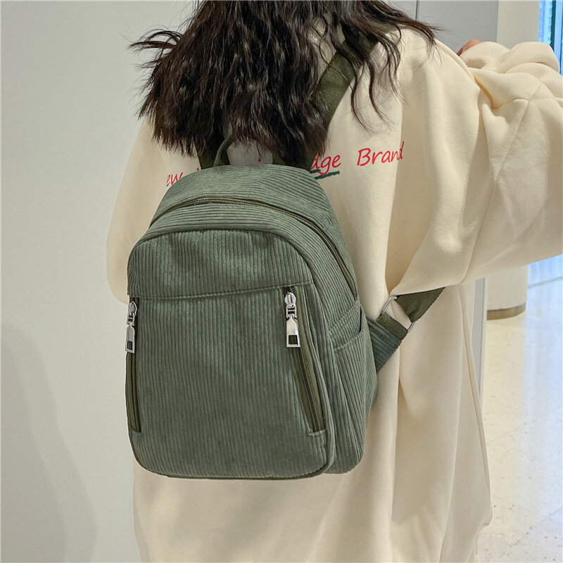 Mochila personalizada para mulheres, mochila simples e casual para estudantes do ensino médio e médio, meninos em 2021, novo