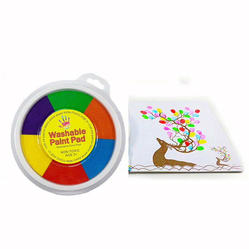 Funny Finger Painting Kit Finger Drawing Toys Educational Tool Kit Mud Painting Kids Early Learning Toy