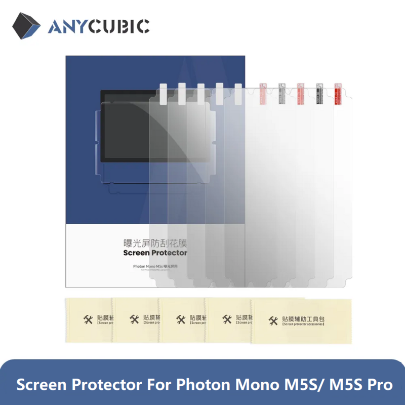 ANYCUBIC 3D Printer pelindung layar untuk foton Mono M5s M5s Pro LCD pencetak 3D