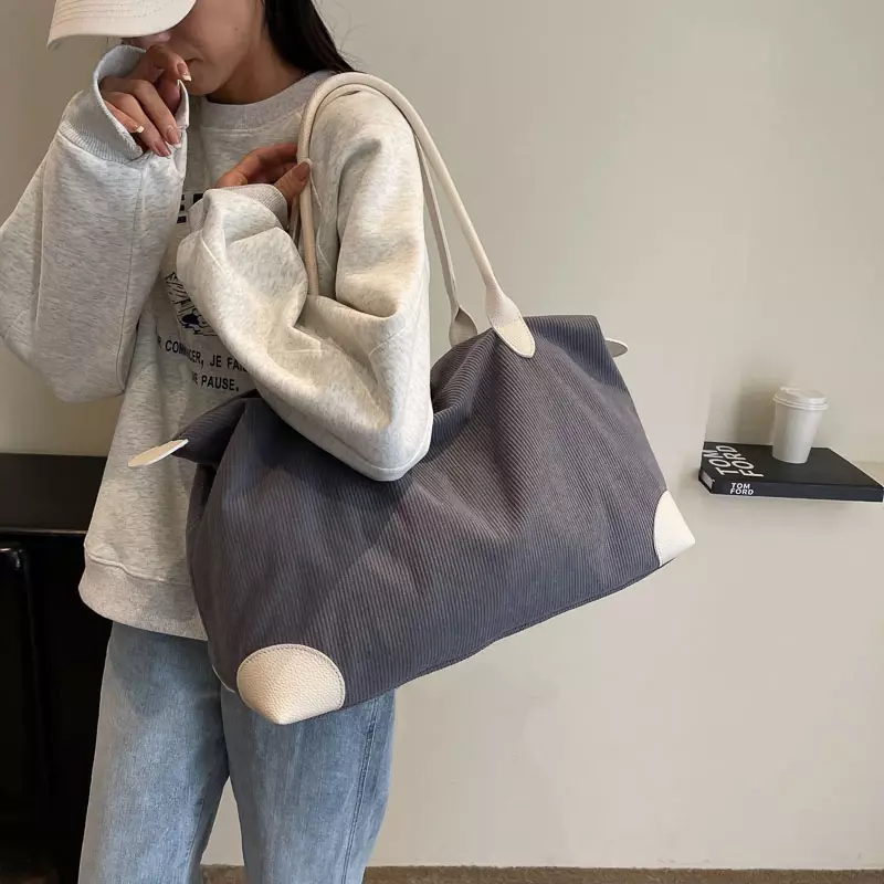 Casualowe solidne torby torba podróżna miękki zamek błyskawiczny 2024 wysokiej jakości torby dla kobiet o dużej pojemności modne wygodne i torby przenośne