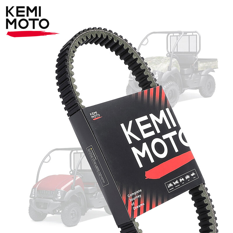 KEMIMOTO Chloroprene Rubber Polyester Cord Drive Belt 59011-0011 03G3470 for Kawasaki Mule 600 610 2005-2016 Mule SX 2017-2022