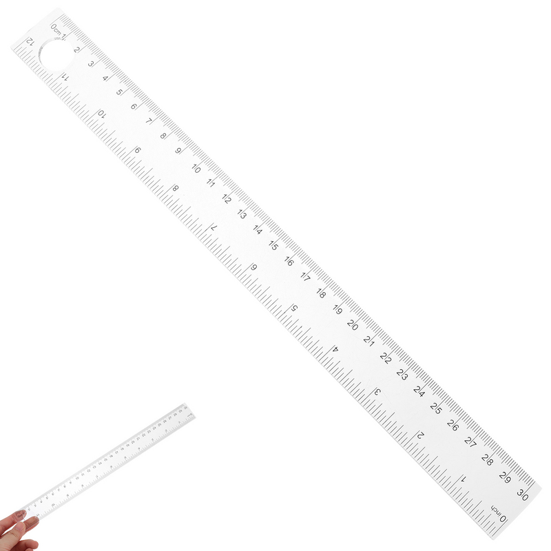 Lupa de plástico com escala de régua, 10 pcs, ferramenta de desenho, claro, para estudantes, artigos de papelaria
