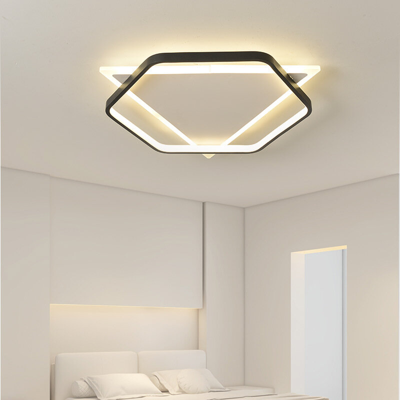 Lampu langit-langit LED Modern untuk kamar tidur ruang tamu ruang makan lorong balkon tempat lilin dekorasi dalam ruangan rumah perlengkapan pencahayaan kilau