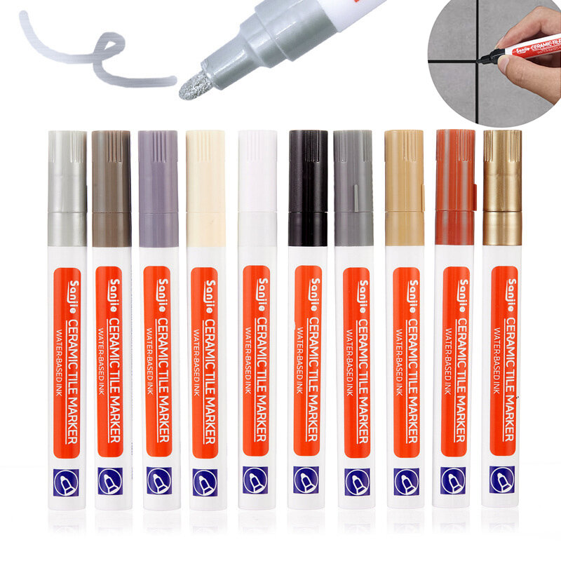 Waterdicht Wit Grout Tegel Pen Muur Grout Restorer Marker Pen Voor Badkamer Muur Vloer Decontaminatie Naad Reparatie Pennen