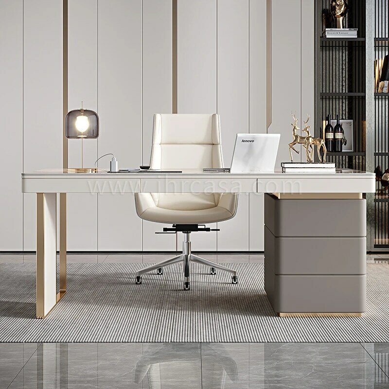 Grosir murah Fashion perabot kantor Set kursi meja kayu Solid Set meja teh meja kerja eksekutif