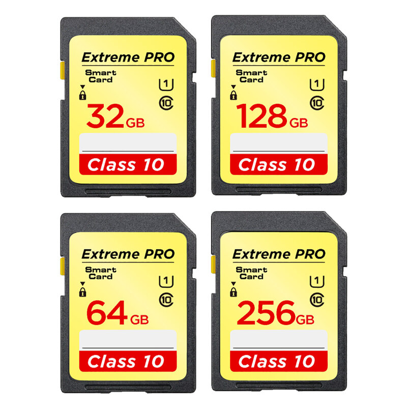 Tarjeta de memoria para cámara, tarjeta sd de 32gb, SD1XC, SD1HC, C10, 128GB, 64GB, 256gb, para CANON, SONY, SRL, 16GB, 32GB