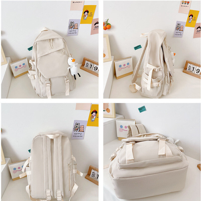 Студенческий школьный рюкзак Genshin Impact, ученический школьный рюкзак Hu Tao Xiao, сумка для книг с карманами, дорожные сумки на плечо для девочек и мальчиков, подростков