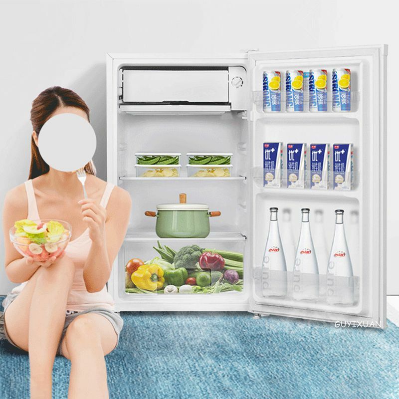 Портативный мини-холодильник для отеля, гостиной, электрический охладитель для пива и напитков, маленький автомобильный холодильник