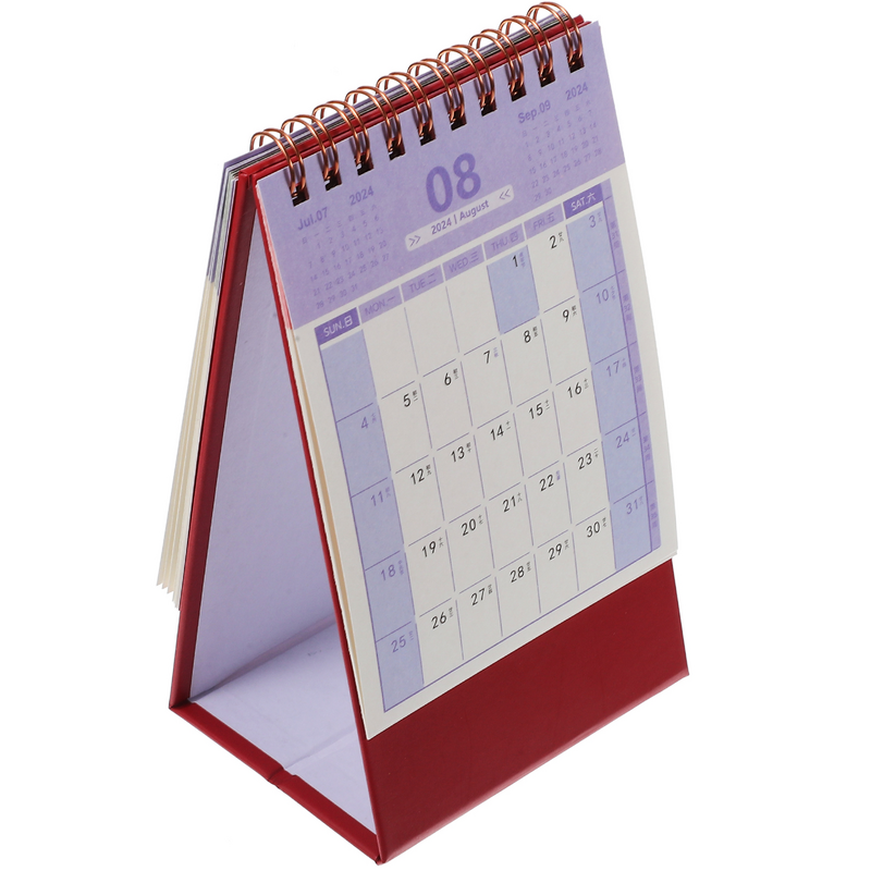 Desktop Month Calendar Office Desktop Standing Calendar Household Table Calendar Home Accessory Calendar