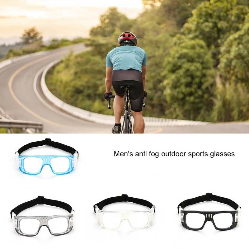 Мужские спортивные очки, противотуманные Многоразовые моющиеся защитные очки, баскетбольные очки, оправа из поликарбоната, регулируемые очки