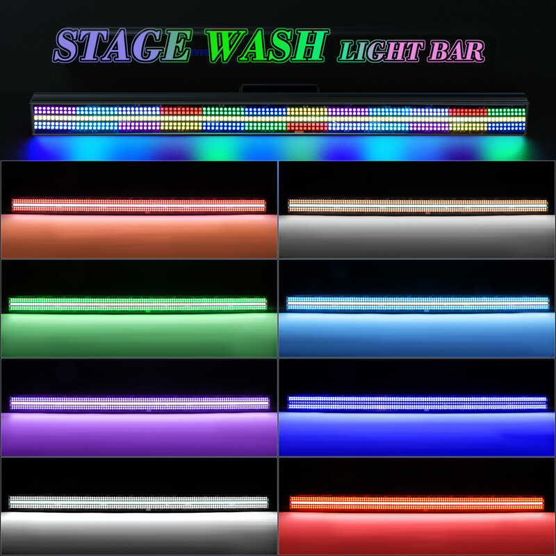 RGB Strobe Light Holders para festas domésticas, 3in 1 Wash Light, equipamento de DJ, decore 4 16 168CH canal, clubes KTV, bares, casamento, 150W