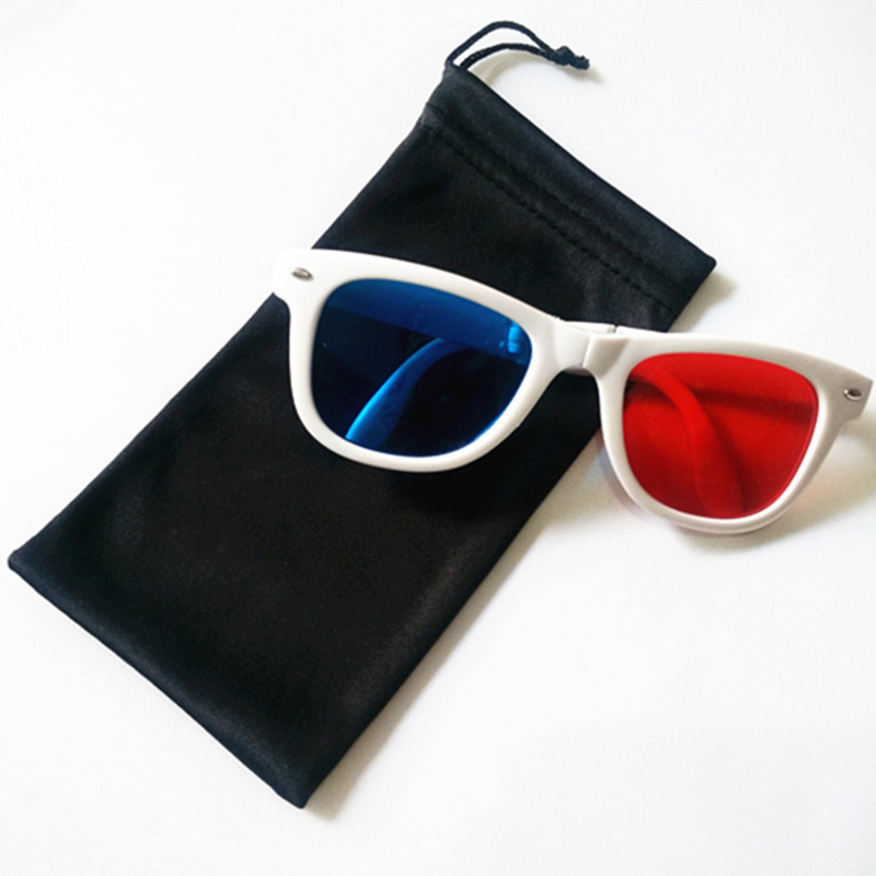 20 buah tas pelindung saku tali serut untuk kacamata salju penyimpanan flanel kacamata hitam kantong